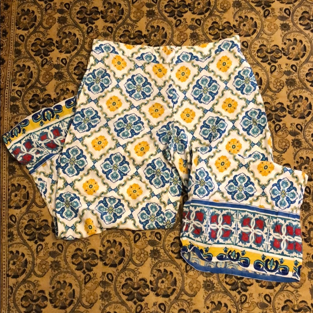 Colorful Lounge Pants - Cotton Palazzo